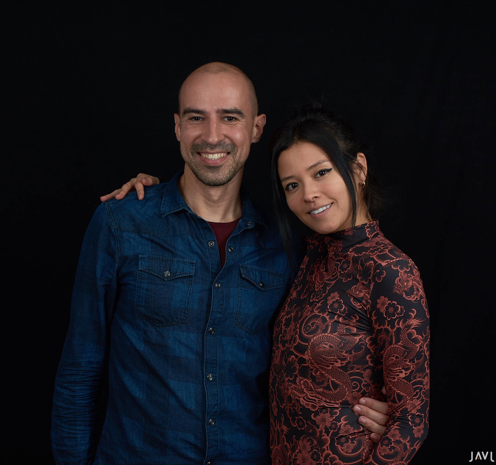 Javi Jiménez y Alexandra Cuba