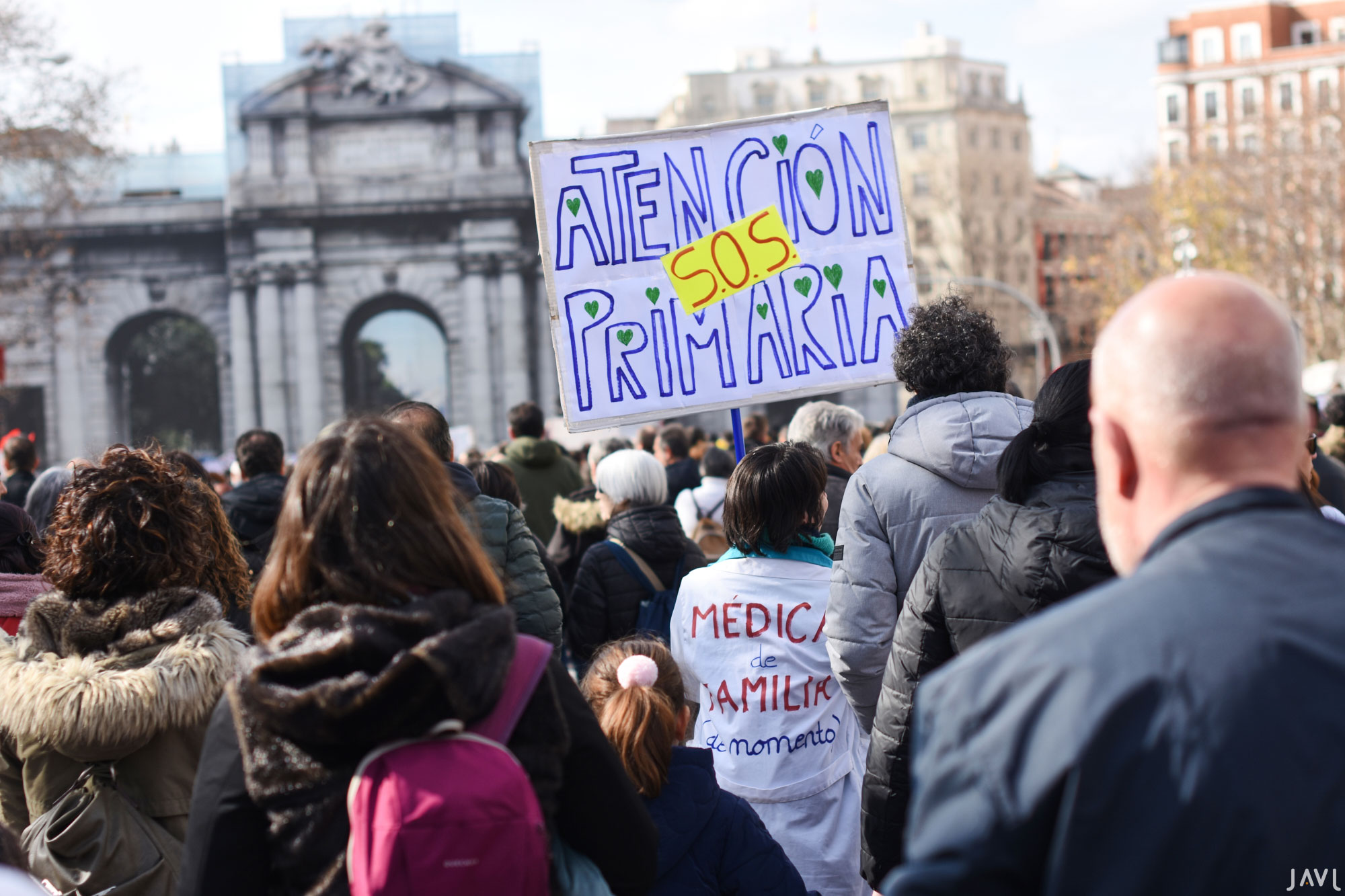 Manifestación a favor de la Sanidad Pública