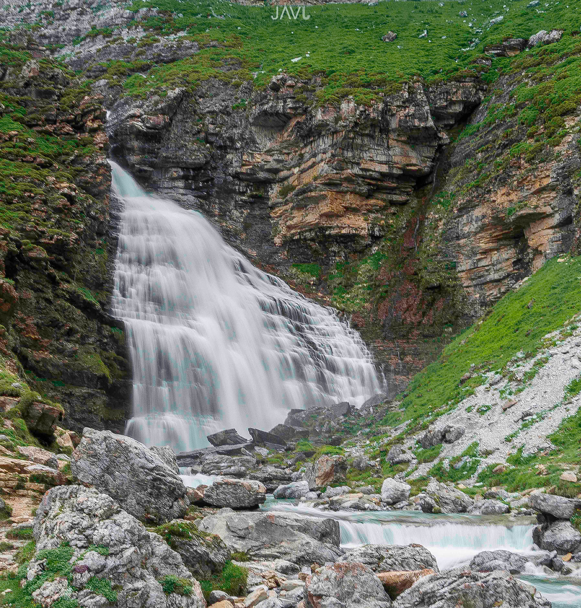 La cascada de la Cola de Caballo en Ordesa